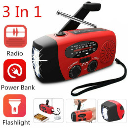 SolarBaby Håndsving Radio FM AM radio 2000mAh