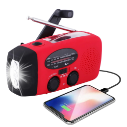 SolarBaby Håndsving Radio FM AM radio 2000mAh