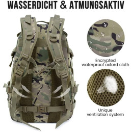 Tactical Military Backpack 25L - Army