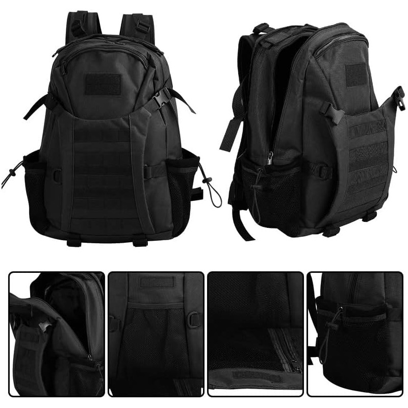 Tactical Military Backpack 35L - Black Tactical Military Backpack 35L - Black