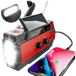 4000maH, AM/FM bærbar USB nødradio