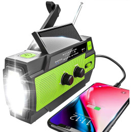 4000maH, AM/FM bærbar USB nødradio