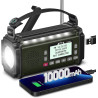 PRUNUS J-924D 10000mAh nødradio, Solar DAB+/FM/SD/BT/USB+AAA