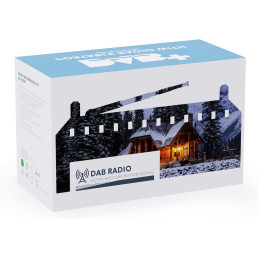 DAB/DAB+/FM Digital 5000mAh nødradio, Solar,USB+AAA