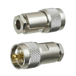 PL259 SO239 UHF 10mm Han til lodning