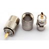 PL259 SO239 UHF Han til lodning 10mm