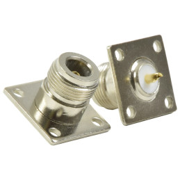 N-connector female/female adaptor