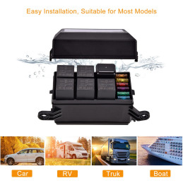 6-relay/fusebox 12V/40A