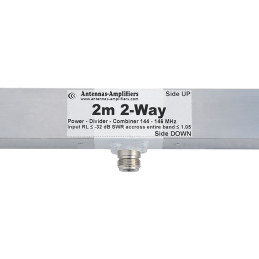 144 – 148 MHz Power Divider 2-Way “N” Connectors 1/2 wl