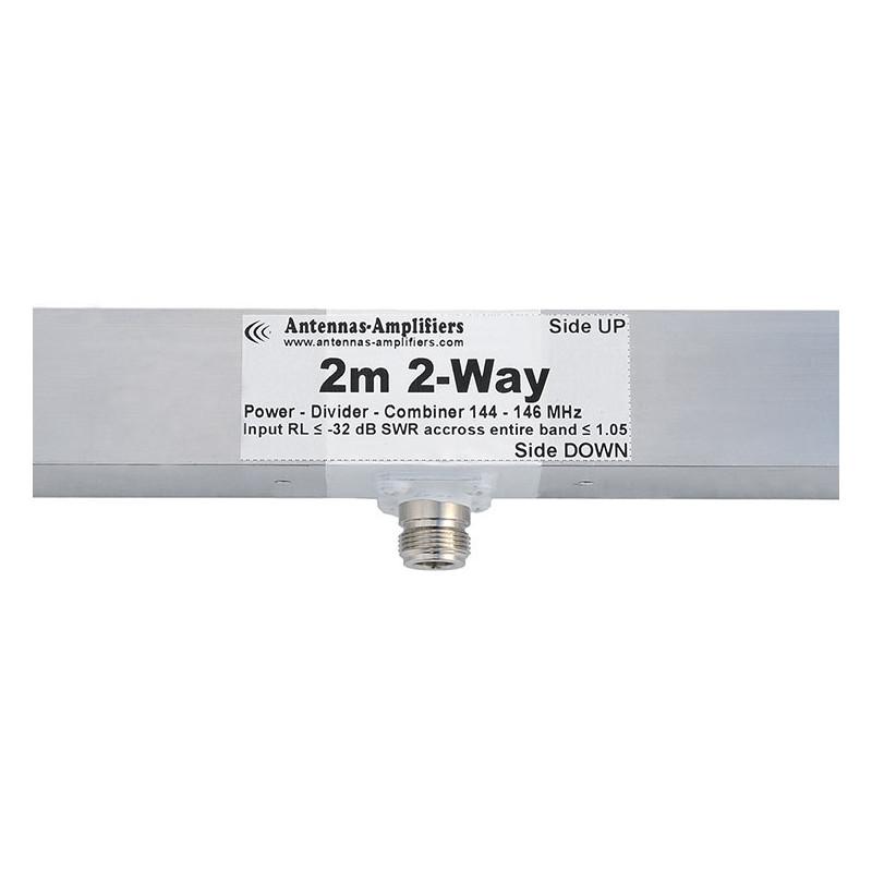 144 – 148 MHz Power Divider 2-Way “N” Connectors 1/2 wl 144 – 148 MHz Power Divider 2-Way “N” Connectors 1/2 wl